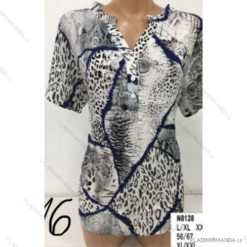 Frauen T-Shirt Kurzarm (L-3XL) ERBOSSI PM119063
