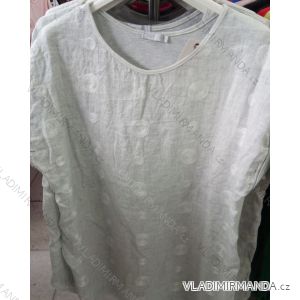 Damen Kurzarm Tunika (uni m / l) ITALIENISCHER MODUS IM719062
