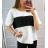 Tunika T-Shirt Langarm Damen (uni sl) ITALIENISCHE Mode IM918355