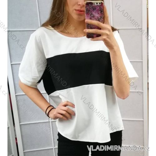 Tunika T-Shirt Langarm Damen (uni sl) ITALIENISCHE Mode IM918355