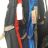 Tunika-Kleid 3/4 Langarm Damen-Kleiderschrank (uni sm) ITALIENISCHE Mode IMC18194