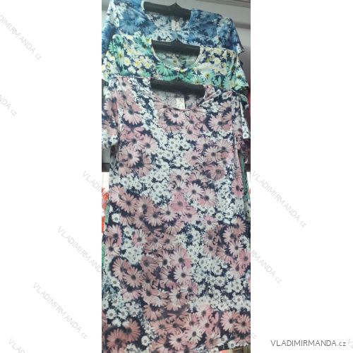 Damenkleid kurzarm geblüht (1-3xl) TOVTA PM119075