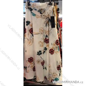 Rock lange Sommer Frauen (uni sl) ITALIENISCHE Mode IM918164
