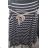 Rock Sommer Mittellanger Damenstreifen (uni sl) ITALIENISCHE Mode IM718226