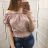 Damen-Kurzarmshirt mit nackten Schultern (uni s / m) ITALIAN MODE IM919404
