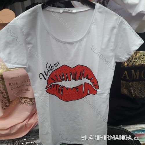 T-Shirt Kurzarm Damen (s-xl) TURKISH FASHION TM919038