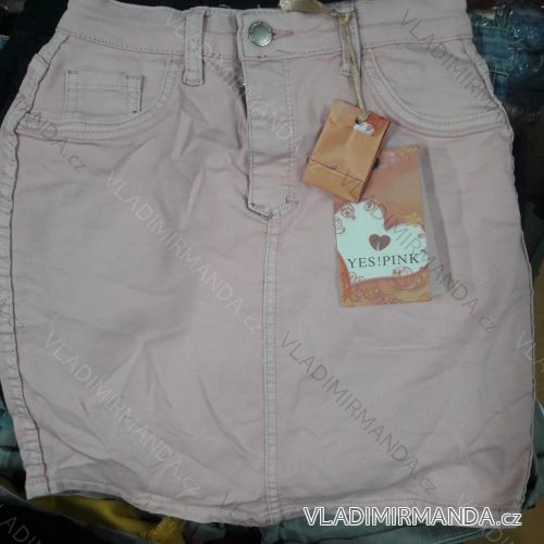 Damen Jeansrock (XS-XL) pink IM919WL1197
