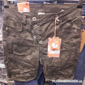 Shorts Tarnung mit Knöpfen Frauen (xs-xl) Ja Pink MA419WL1178

