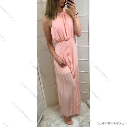 Kleidet langen Streifen der Sommerfrauen (uni sl) ITALIENISCHE Art und Weise IM918186