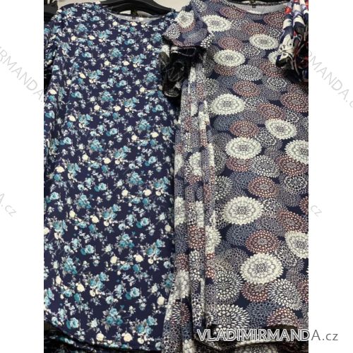 Kleid Frauen Kurzarm (M-3XL) POLNISCHE MODE PM119102
