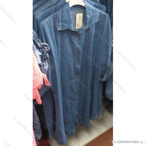 Langarm Tunika Shirt Blumen Damen (uni l / xl) ITALIENISCHER MODUS IM1219013
