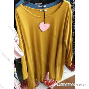 Tunika T-Shirt Langarm Damen (uni s / m) ITALIENISCH MODA IM1219014
