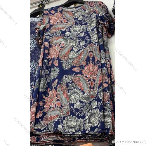Kleid Frauen Kurzarm (M-3XL) POLNISCHE MODE PM119128
