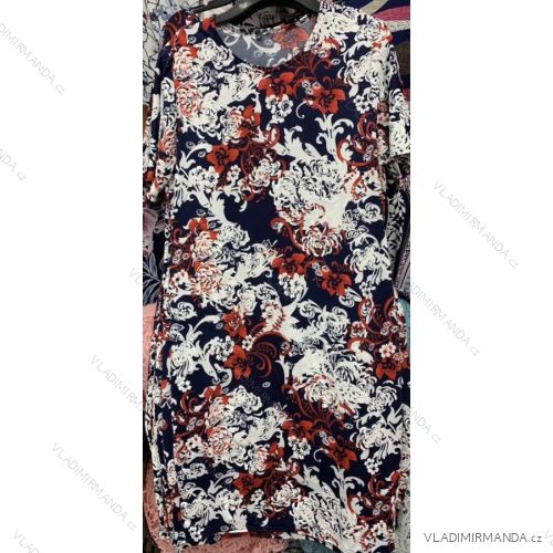 Kleid Frauen Kurzarm (M-3XL) POLNISCHE MODE PM119129
