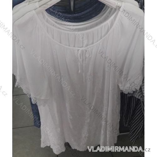 Langärmliges Tunika-Hemd (uni xl-3xl) ITALIENISCHE Mode IM720024
