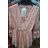Elegantes kurzes Damenkleid (uni sl) ITALIENISCHE MODA IM919037