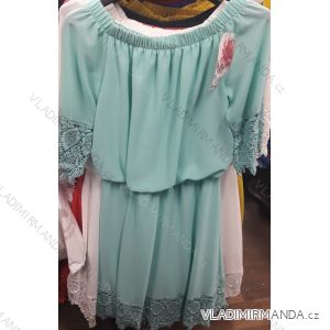 Sommerkleid mit nackten Schultern kurze Frauen (uni s / m) ITALIENISCHE MODA IM919329

