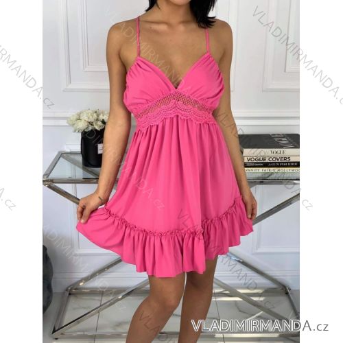 Sommerkleider auf Kleiderbügeln (uni s / m) ITALIENISCHER MODUS IM919562
