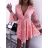 Elegantes kurzes Damenkleid (uni sl) ITALIENISCHE MODA IM919037