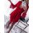 Elegantes kurzes Damenkleid (uni sl) ITALIENISCHE MODA IM919037
