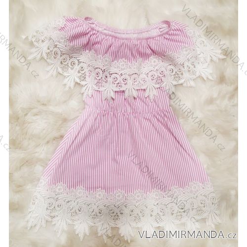 Kurzarm Sommerkleider Baby Puppy Lacy (4-14 Jahre) ITALIENISCHE JUNGE MODE IMM219026
