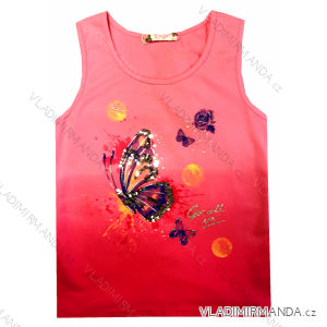 Sommerjugendmädchen-Trägershirt (116-146) KUGO K784A
