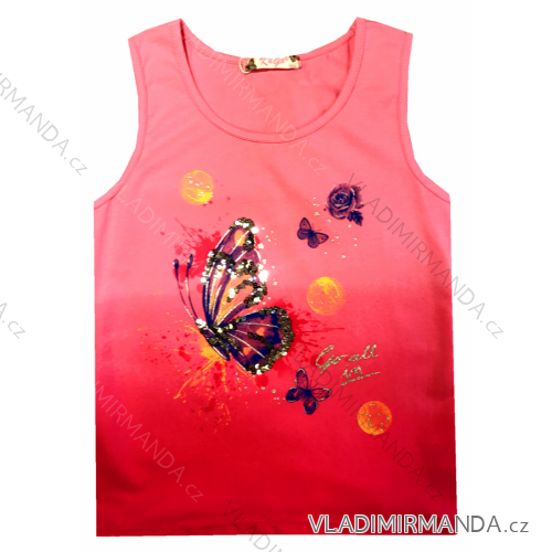 Sommerjugendmädchen-Trägershirt (116-146) KUGO K784A
