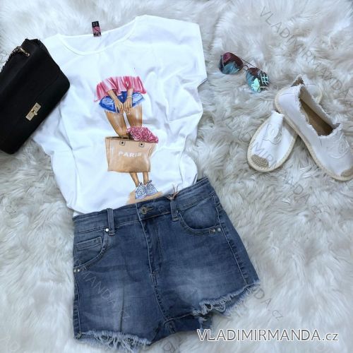 Shorts Jeansshorts Damen (S-XL) ITALIENISCH MODA IM919255
