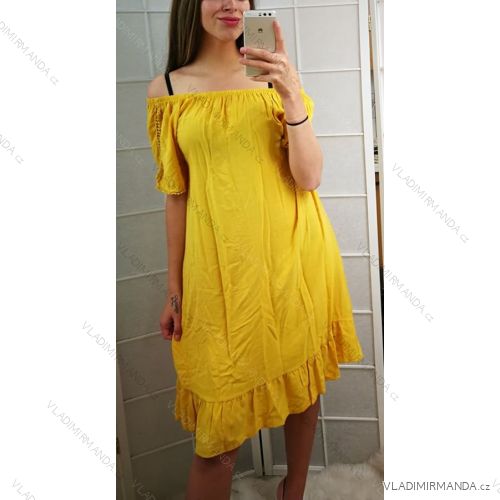 Sommerkleider Damen (uni m / l) ITALIENISCH MODA IM719355
