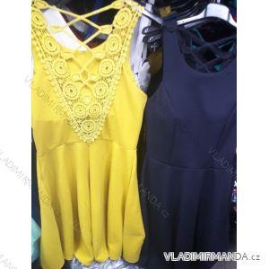 Elegantes kurzes Damenkleid (uni sl) ITALIENISCHE MODA IM919037