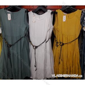 Sommer-Frauenkleid (uni sl) ITALIENISCHE Mode IM717165