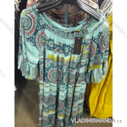 Sommer-Frauenkleid (uni sl) ITALIENISCHE Mode IM717165