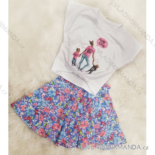 T-Shirt Sommer Kind jugendliche Mädchen Bindung Mama Jungen und Mädchen (4-14 Jahre) ITALSKÁ Móda IMM219047
