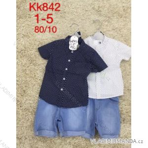 Sommer Shirt & Denim Shorts Set für Kinder (1-5 Jahre) SAD SAD19KK842
