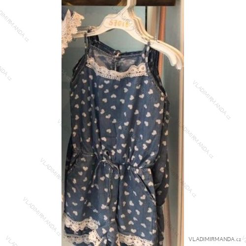 Sommerjeans kleider für heranwachsende Mädchen (4-14 Jahre) ITALIAN FASHION SEA19011
