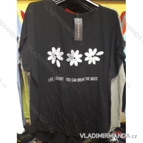 T-Shirt Langarm Damen (uni sl) ITALIENISCHE Mode IM818133