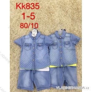 Sommerhemd und Jeansshorts für Kinder (1-5 Jahre) SAD SAD19KK835
