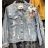 Jacke Langarm Jeans Damen (xs-xl) ITALIENISCH MODA MA119031
