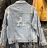 Jacke Langarm Jeans Damen (xs-xl) ITALIENISCH MODA MA119031
