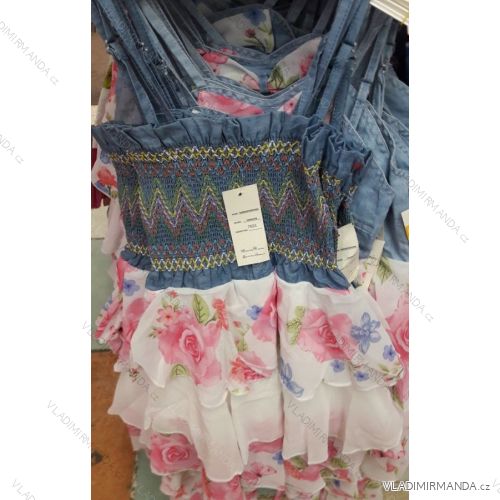Kleid für Mädchen junges Mädchen mit Pailletten (4-12 Jahre) ITALIENISCHE MLADA Móda IMM218022