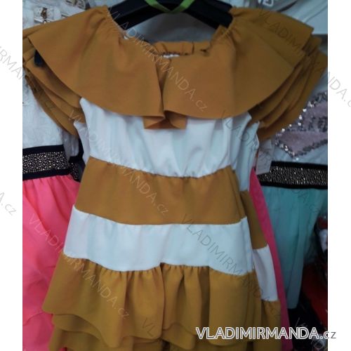 Kleid für Mädchen junges Mädchen mit Pailletten (4-12 Jahre) ITALIENISCHE MLADA Móda IMM218022