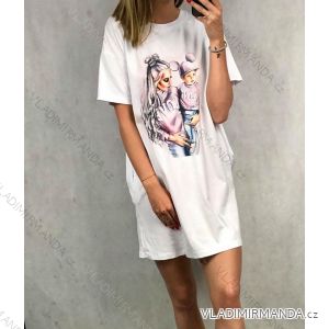 Sommer-Frauenkleid (uni sl) ITALIENISCHE Art und Weise IMT18340