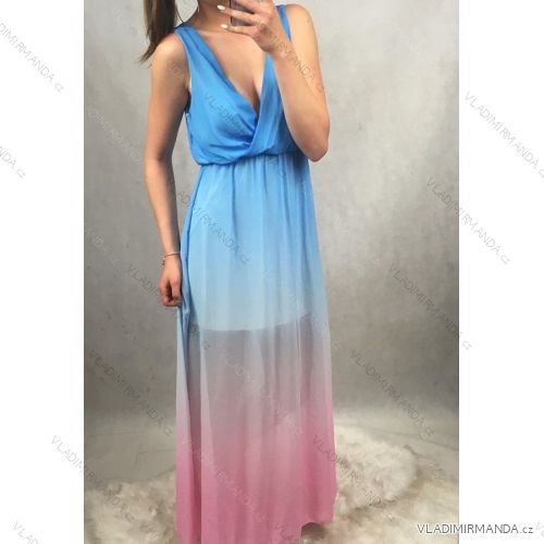 Kleidet langen Streifen der Sommerfrauen (uni sl) ITALIENISCHE Art und Weise IM918186