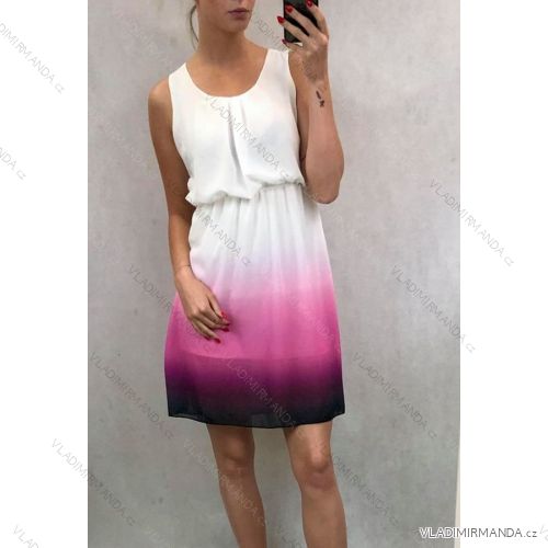Sommerkleider für Frauen ombre (uni s / m) italienische Mode IMC19926