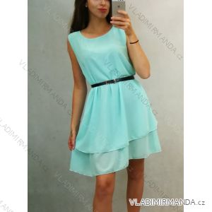 Sommerkleid für Damen Schultergurte (uni sl) ITALIENISCHER MODUS IM417188