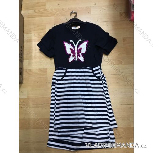 Mädchen Kurzarm Kleid (122-152) TÜRKEI FASHION TV519033
