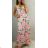 Langes Sommerkleid Damen (uni s / m) TURKEY MODE TM919075