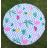 Beach Flamingo Decke (147x147cm) D19001
