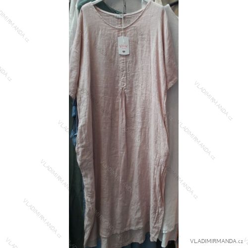 Ärmelloses übergroßes Kleid Damen (uni xl-2xl) ITALIENISCHER MODUS IM519428

