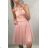 Elegantes kurzes Damenkleid (sml) ITALIENISCHES MODA IM919014